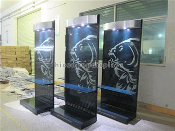 China Soporte de exhibición de la publicidad de la iluminación de la tienda al por menor LED del OEM/del ODM con los ganchos del metal proveedor