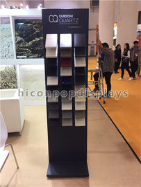 China 3 - Reme los estantes de exhibición de piedra de la muestra del metal para la publicidad de la feria profesional/de la exposición de la teja proveedor