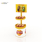 Patata Chips Display Cases del metal amarillo para la venta al por mayor de la alimentación proveedor