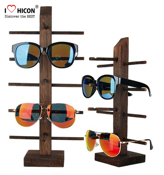 Exhibición comercial Roces de las gafas de la encimera de la tienda de la lente para 5 pares de gafas de sol