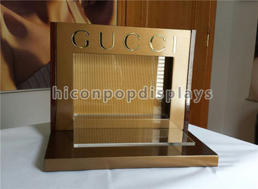 China Soporte de exhibición óptico de acrílico de la marca de los estantes de exhibición del contador del metal para las gafas de Gucci proveedor