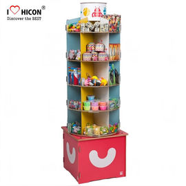 China Inspire el soporte de exhibición de la tienda derecho del juguete del POP del estante de exhibición del hilandero del piso de los niños proveedor