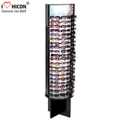 China Soporte de exhibición de madera negro de Sunglass de la tienda de las gafas del gancho del metal bajo proveedor