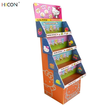 China Los juguetes de encargo preciosos de la tarjeta de la cartulina 4-Tier exhiben el soporte proveedor