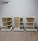 Los estantes de exhibición de madera de la tienda de la ropa del metal 4-Way de los accesorios de la tienda de ropa suelan la situación proveedor
