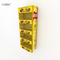 Diseño de encargo del estante de exhibición de la comida del metal amarillo 4-Tiers en venta proveedor