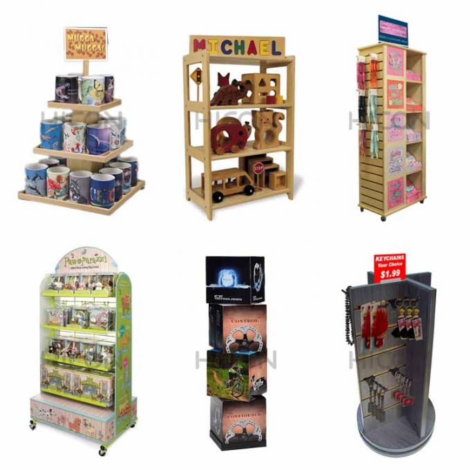 La exhibición del metal atormenta la exhibición de encargo de la tienda de regalos de las gradas de Toy Display Rack 4